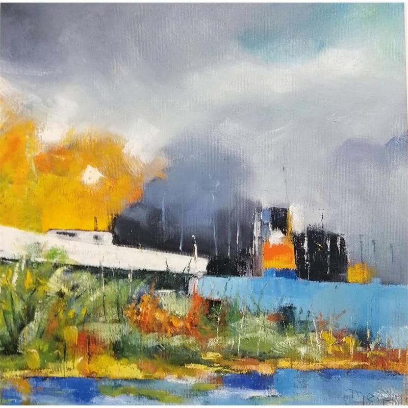 Pintura La Louise por Menant Alain | Pintura Figurativo Marine Aceite Acrílico