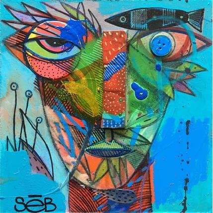 Peinture Mahana human I par Seb | Tableau