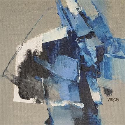 Gemälde Gradation von Virgis | Gemälde Abstrakt Öl Minimalistisch