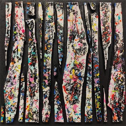 Peinture BC 13 Sylve Multi Bleu Blanc par Langeron Luc | Tableau