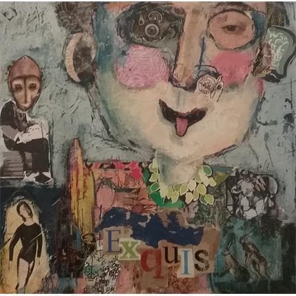 Peinture Jour exquis par De Sousa Miguel | Tableau Art Singulier Scènes de vie