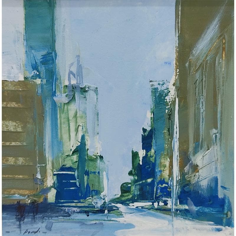 Gemälde Bulding 1 von Poumelin Richard | Gemälde Figurativ Urban Öl