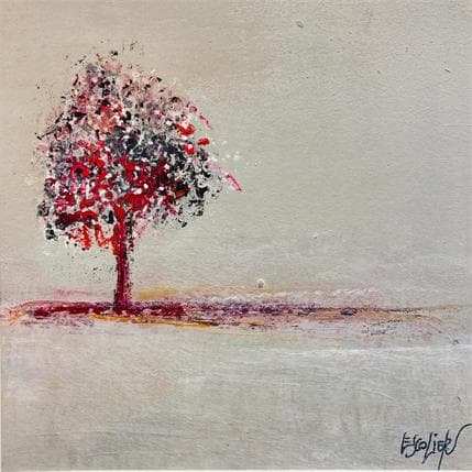 Gemälde Une graine a grandi von Escolier Odile | Gemälde