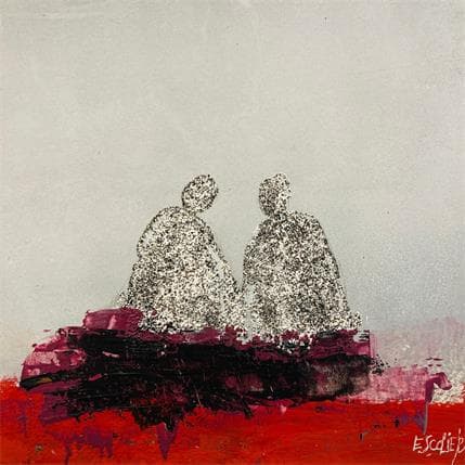 Gemälde Avec toi, près de toi von Escolier Odile | Gemälde  Pop-Ikonen