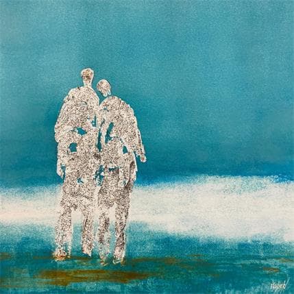 Peinture Etre lá dans ce moment par Escolier Odile | Tableau