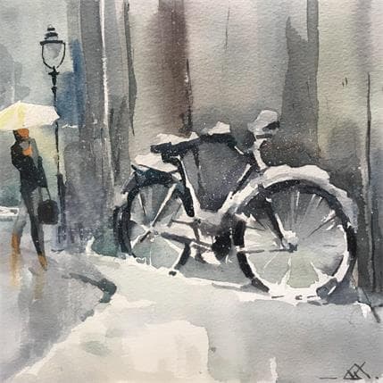 Painting Paris 11 by Khodakivskyi Vasily | Painting Naive art Watercolor Life style, Pop icons