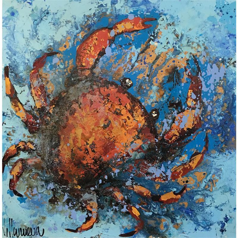 Gemälde cangrejo von Villanueva Puigdelliura Natalia | Gemälde Öl