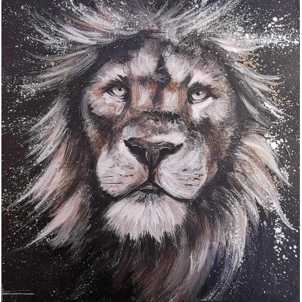 Painting Lion by Locoge Alice | Painting  Acrylic