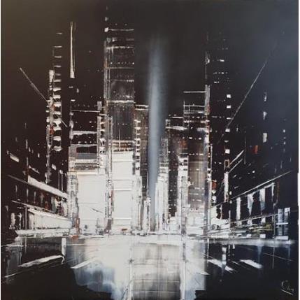 Painting Vol de nuit by Rey Julien | Painting  Acrylic