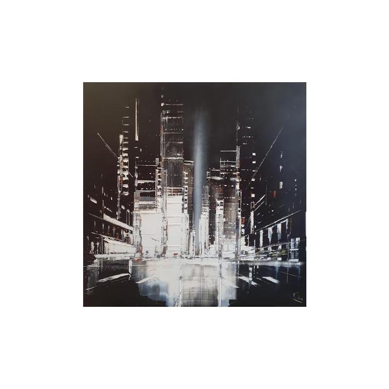 Painting Vol de nuit by Rey Julien | Painting Acrylic