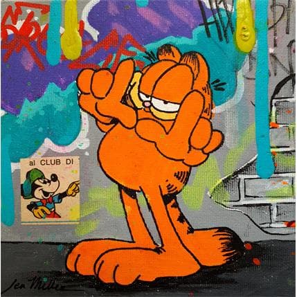 Painting Garfield by Miller Jen | Painting Street art Pop icons