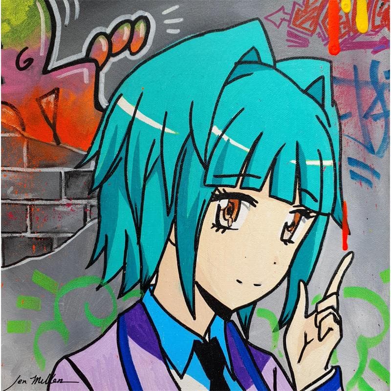 Painting Kaede Kayano by Miller Jen  | Painting Street art Pop icons