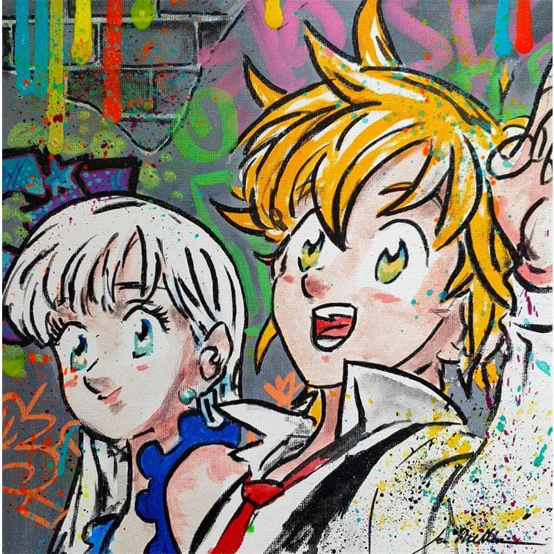 Painting Mediodas et Elisabeth by Miller Jen  | Painting Street art Pop icons