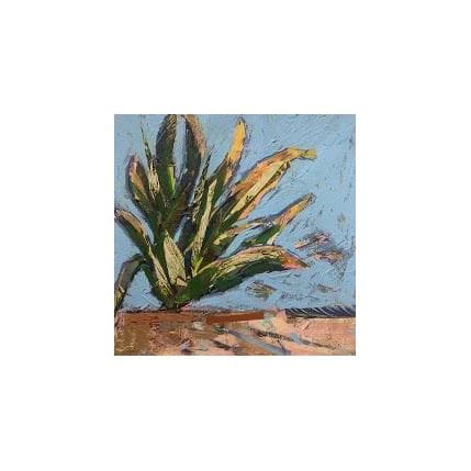 Painting Blue Agave by Carrillo Cindy | Painting Figurative Landscapes