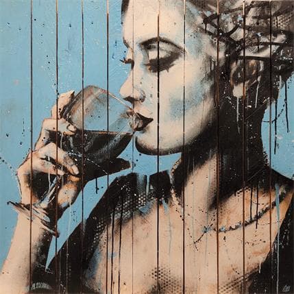 Peinture Sweet Parfume  par Graffmatt | Tableau Street Art Acrylique, bois Portraits, scènes de vie