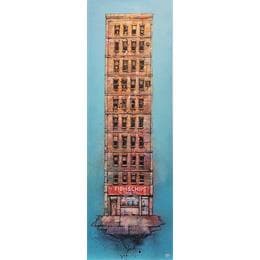 Peinture Dining Place  par Graffmatt | Tableau Street Art Acrylique Urbain