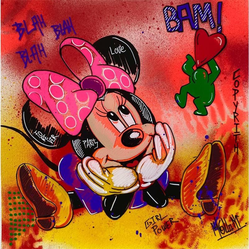 Painting Mini bla by Molla Nathalie | Painting Pop-art Pop icons