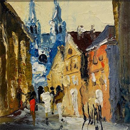 Painting Il y avait une ville  by Dupin Dominique | Painting  Oil