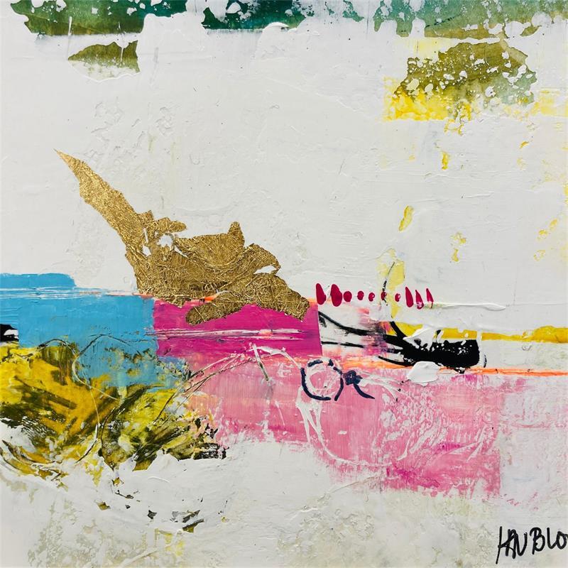 Peinture Frozen par Lau Blou | Tableau Abstrait Acrylique