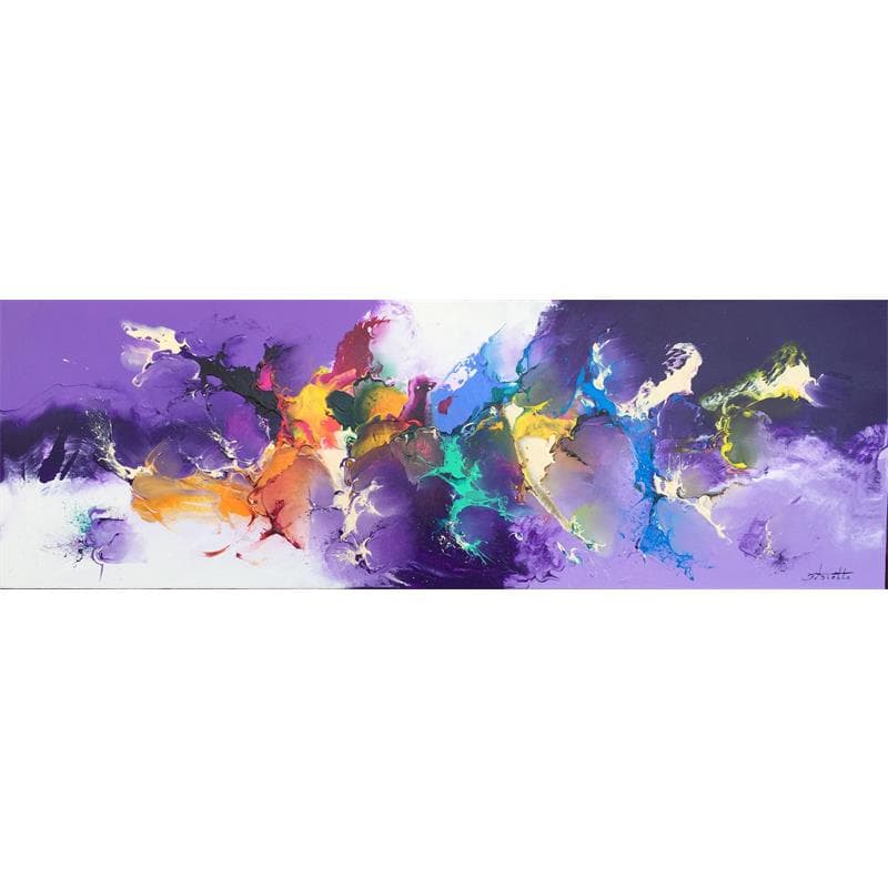 Painting Violet 01.04 by Zdzieblo Thierry | Painting Acrylic