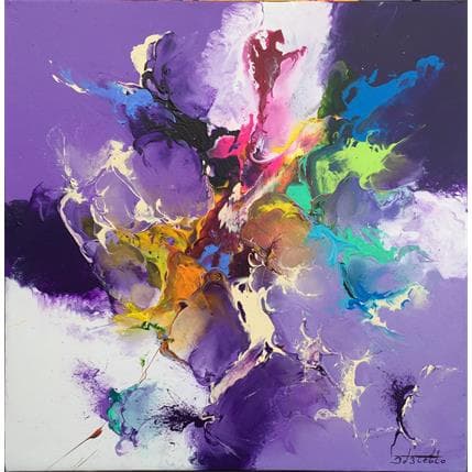 Painting Violette 03.05 by Zdzieblo Thierry | Painting Acrylic