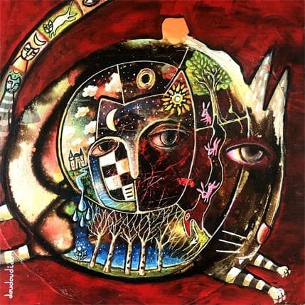 Painting La quête quadrupoïde by Doudoudidon | Painting Raw art Metal Life style