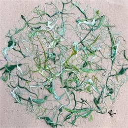 Painting Couleur menthe-à-l'eau by Cantin Rose | Painting Subject matter Acrylic Minimalist, Pop icons