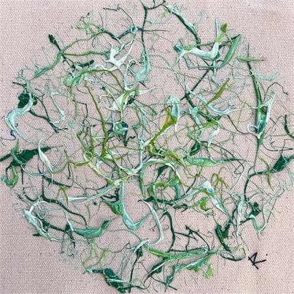 Painting Couleur menthe-à-l'eau by Cantin Rose | Painting Abstract Acrylic Minimalist, Pop icons