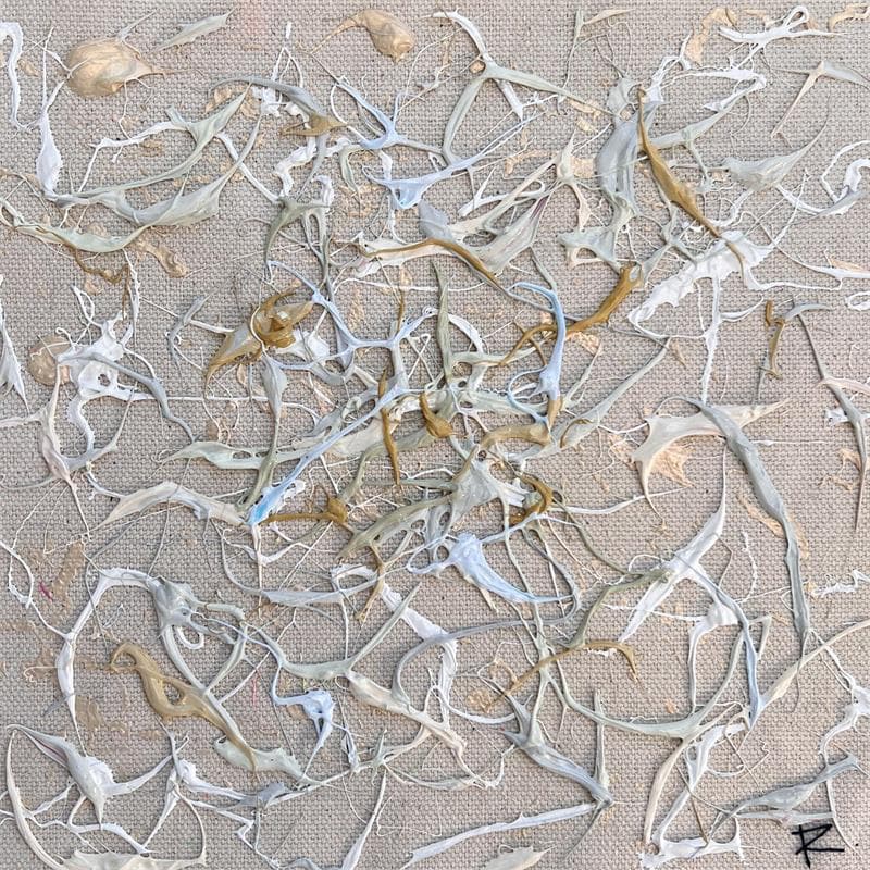 Painting Les rêveries by Cantin Rose | Painting Abstract Subject matter Minimalist Acrylic