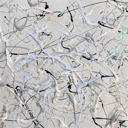 Painting L'arctique by Cantin Rose | Painting Abstract Acrylic Minimalist, Pop icons