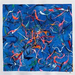 Painting Paradis Marin by Cantin Rose | Painting Subject matter Acrylic Minimalist