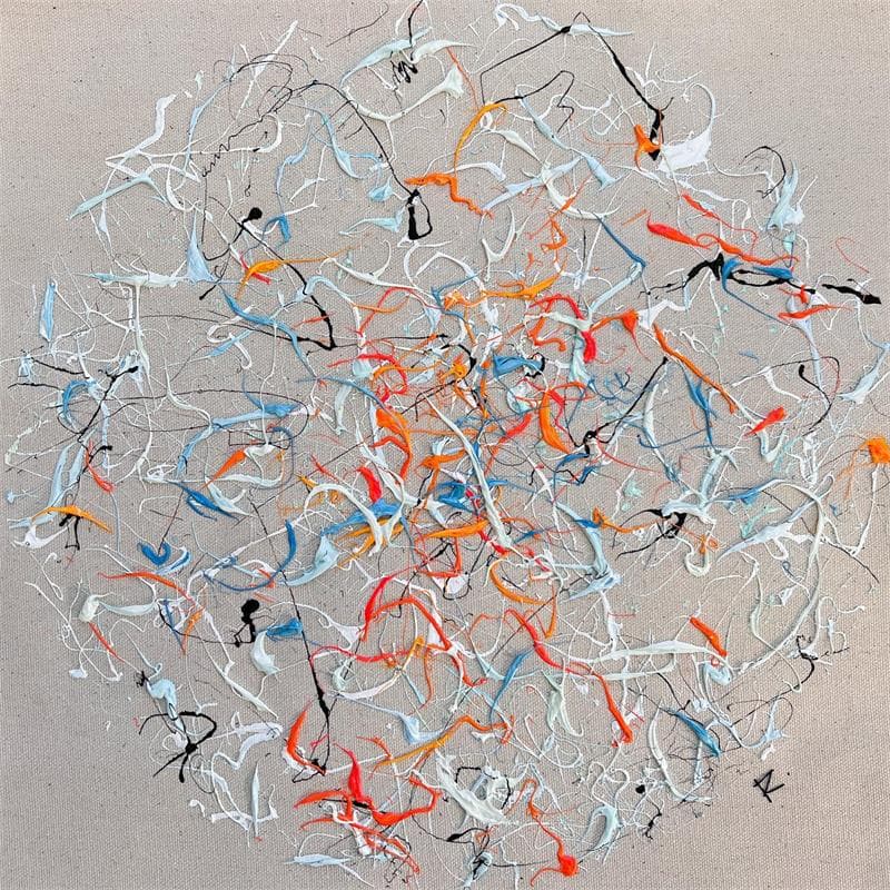 Painting Les coloriés by Cantin Rose | Painting Abstract Subject matter Minimalist Acrylic