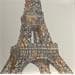 Peinture La Tour Eiffel par Schroeder Virginie | Tableau Figuratif Icones Pop Acrylique