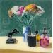 Painting Le cheval et les parfums by Auriol Philippe | Painting Realism Still-life Plexiglass Acrylic Posca