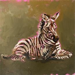 Peinture Zébreau par Morales Géraldine | Tableau Figuratif Acrylique, Huile Animaux