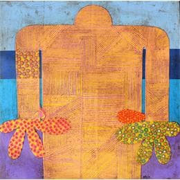 Peinture Big Hands 2 par Ortiz Gustavo | Tableau Figuratif Collage Scènes de vie