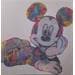 Peinture Mon ami Mickey par Schroeder Virginie | Tableau Art Singulier Portraits Icones Pop Acrylique
