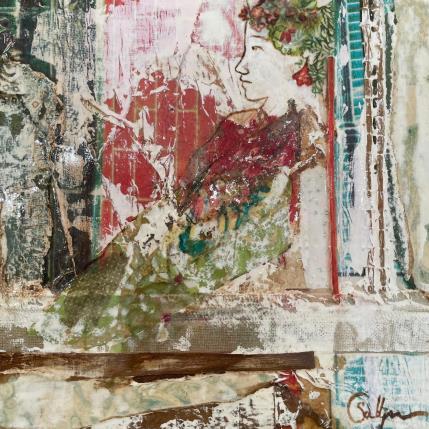 Peinture Tendre tiki par Sablyne | Tableau Art Singulier Acrylique Portraits