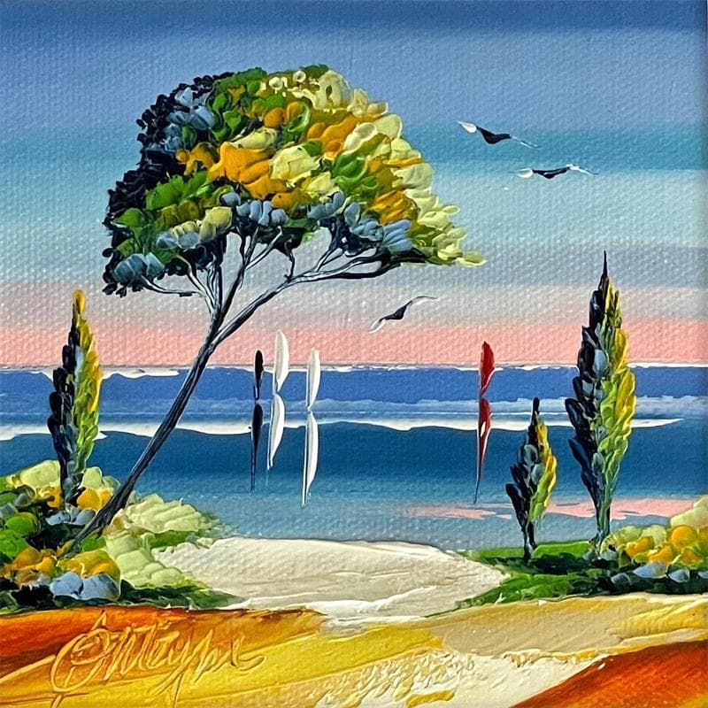 Painting Avec toi et ici  by Fonteyne David | Painting Acrylic