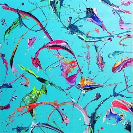 Pintura Turquesa por Mestres Sergi | Pintura  Graffiti