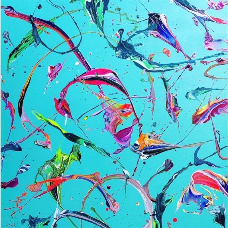 Pintura Turquesa por Mestres Sergi | Pintura Graffiti