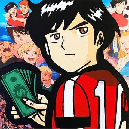 Peinture L'école des champions par Kalo | Tableau Pop-art Collage, Graffiti, Posca Icones Pop, Portraits