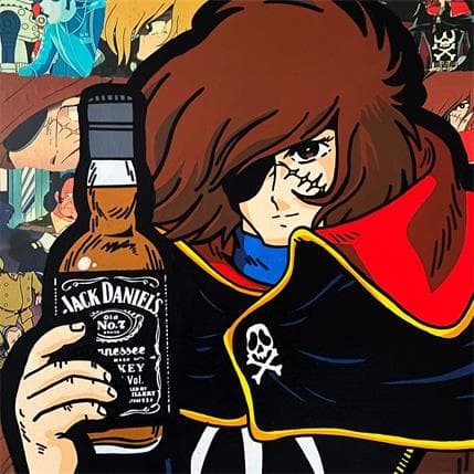 Peinture Albator par Kalo | Tableau Pop-art Collage, Graffiti, Posca Icones Pop