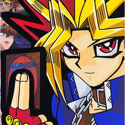 Peinture Yugioh par Kalo | Tableau Pop-art Collage, Graffiti, Posca Icones Pop