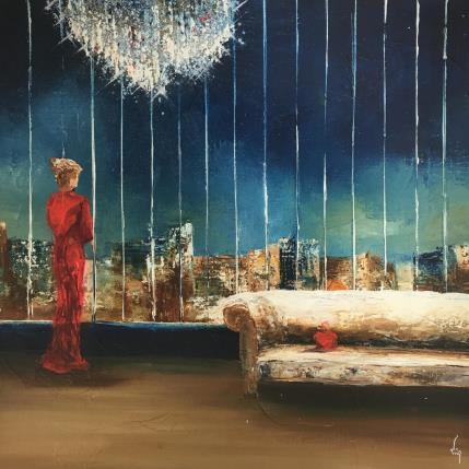 Peinture Elégance par Vinnie | Tableau Figuratif Huile Scènes de vie