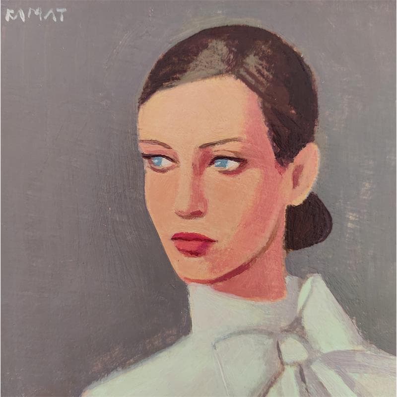 Painting Ojos azules by Ramat Manuel | Painting Oil