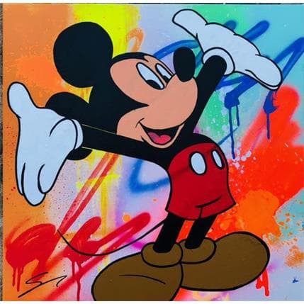 Painting Mr MICKEY by Mestres Sergi | Painting  Graffiti