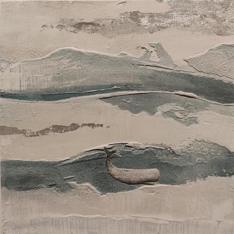 Peinture Anima Libera par Roma Gaia | Tableau Figuratif Animaux Sable