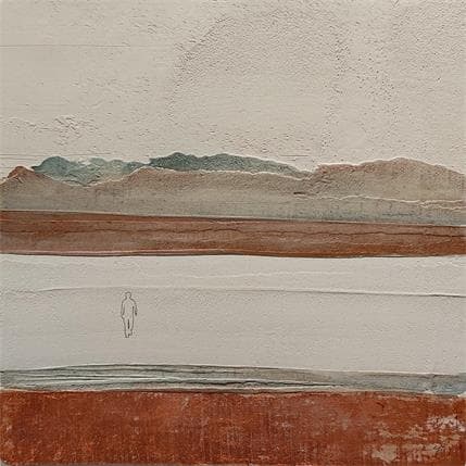 Peinture Come prima par Roma Gaia | Tableau Figuratif Sable Scènes de vie