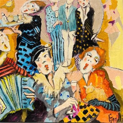 Peinture For the love of jazz par Garilli Nicole | Tableau